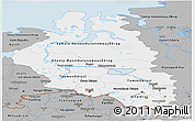 Gray Panoramic Map of Western Siberia