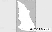 Gray Simple Map of Cyungo