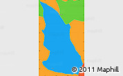 Political Simple Map of Cyungo