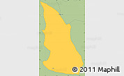 Savanna Style Simple Map of Cyungo