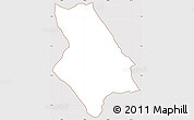 Classic Style Simple Map of Kinyami, cropped outside