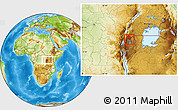 Physical Location Map of Kivuye