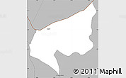 Gray Simple Map of Kivuye