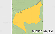Savanna Style Simple Map of Kivuye