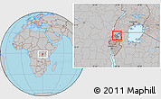 Gray Location Map of Kiyombe