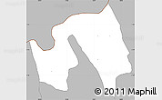 Gray Simple Map of Kiyombe