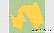 Savanna Style Simple Map of Kiyombe