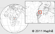 Blank Location Map of Muhura