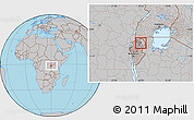 Gray Location Map of Muhura