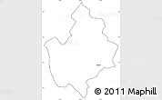 Blank Simple Map of Muhura, cropped outside