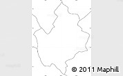 Blank Simple Map of Muhura, no labels