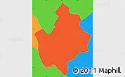 Political Simple Map of Muhura