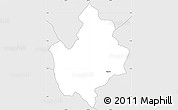 Silver Style Simple Map of Muhura
