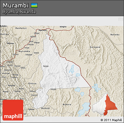 Classic Style 3D Map of Murambi