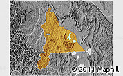 Physical 3D Map of Murambi, desaturated