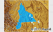 Political 3D Map of Murambi, physical outside