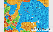Political 3D Map of Murambi