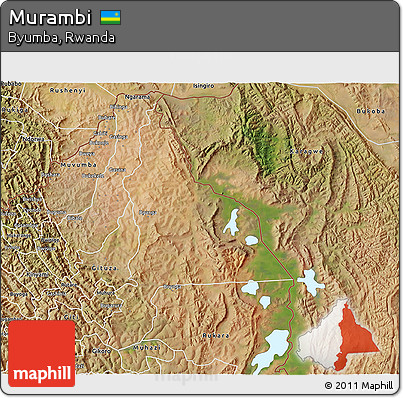 Satellite 3D Map of Murambi