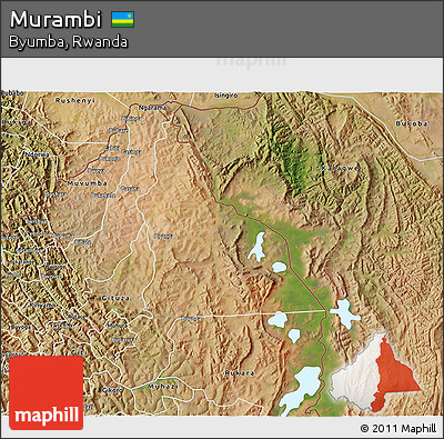 Satellite 3D Map of Murambi