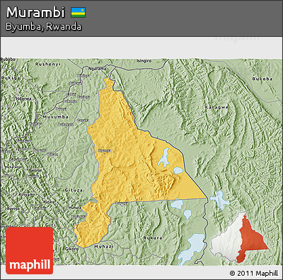 Savanna Style 3D Map of Murambi