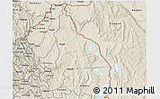 Shaded Relief 3D Map of Murambi