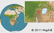 Satellite Location Map of Murambi