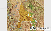 Physical Map of Murambi, satellite outside