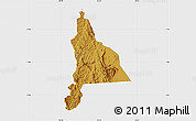 Physical Map of Murambi, single color outside
