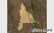 Satellite Map of Murambi, darken