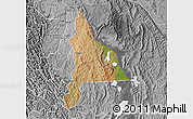 Satellite Map of Murambi, desaturated