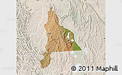 Satellite Map of Murambi, lighten
