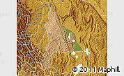 Satellite Map of Murambi, physical outside