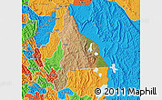 Satellite Map of Murambi, political outside