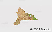 Satellite Panoramic Map of Murambi, cropped outside