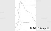 Blank Simple Map of Murambi, cropped outside