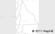 Blank Simple Map of Murambi, no labels
