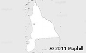 Silver Style Simple Map of Murambi