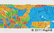 Political Panoramic Map of Byumba
