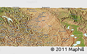 Satellite Panoramic Map of Byumba