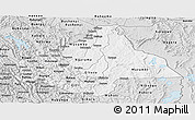 Silver Style Panoramic Map of Byumba