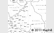 Blank Simple Map of Byumba