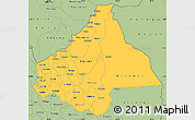 Savanna Style Simple Map of Byumba