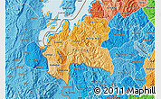 Political Shades Map of Cyangugu