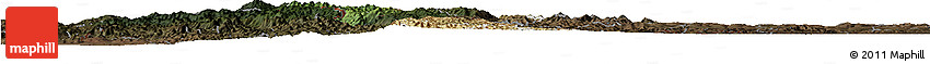 Satellite Horizon Map of Gikongoro, darken