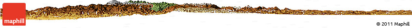 Satellite Horizon Map of Gikongoro, physical outside
