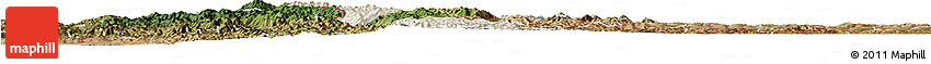 Shaded Relief Horizon Map of Gikongoro, satellite outside