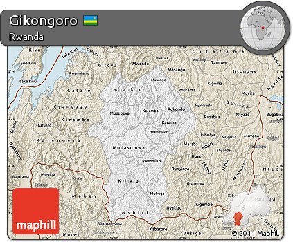Classic Style Map of Gikongoro