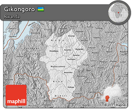 Gray Map of Gikongoro