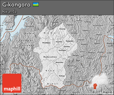 Gray Map of Gikongoro