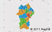 Political Map of Gikongoro, cropped outside